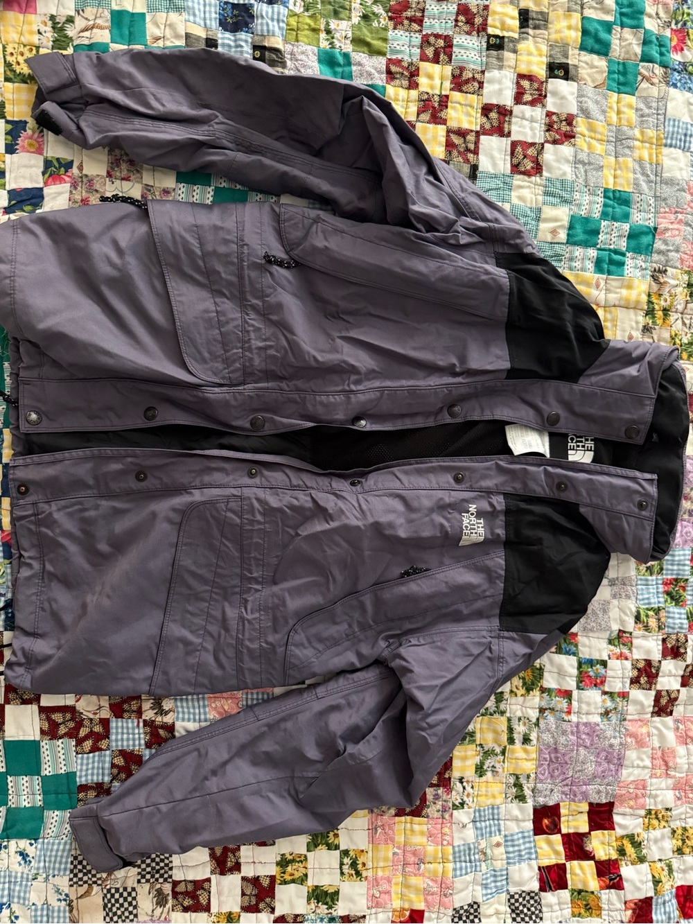 The North Face Purple and Black Outdoor Jacket size